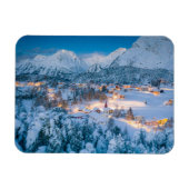 Eis und Schnee | Graubunden, Engadin, Schweiz Magnet (Horizontal)