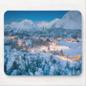 Eis und Schnee | Graubunden, Engadin, Schweiz Mousepad (Vorne)