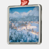 Eis und Schnee | Graubunden, Engadin, Schweiz Ornament Aus Metall (Links)