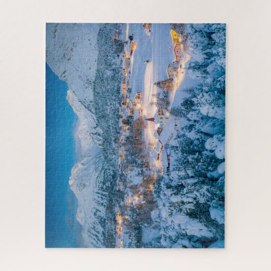 Eis und Schnee | Graubunden, Engadin, Schweiz Puzzle (Vertikal)