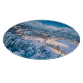 Eis und Schnee | Graubunden, Engadin, Schweiz Schneidebrett (Ecke)