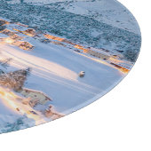 Eis und Schnee | Graubunden, Engadin, Schweiz Schneidebrett (Ecke)