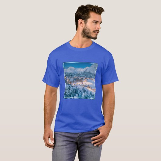 Eis und Schnee | Graubunden, Engadin, Schweiz T-Shirt (Vorne ganz)