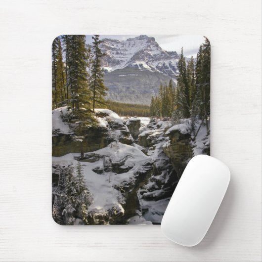 Eis und Schnee | Jasper National Park Alberta, Kan Mousepad (Mit Mouse)