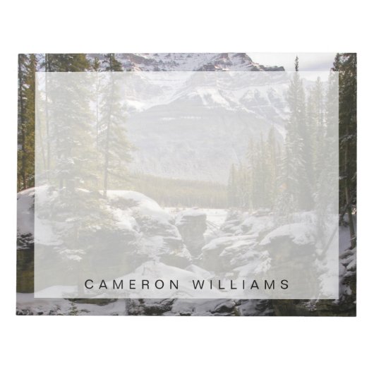 Eis und Schnee | Jasper National Park Alberta, Kan Notizblock (Vorderseite)