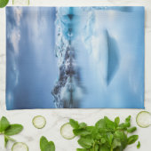 Eis und Schnee | Jokulsarlon Lagoon, Island Geschirrtuch (Gefaltet)