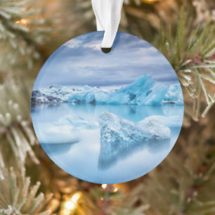 Eis und Schnee   Jokulsarlon Lagoon, Island Ornament
