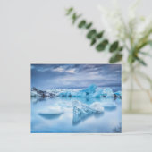 Eis und Schnee | Jokulsarlon Lagoon, Island Postkarte (Stehend Vorderseite)