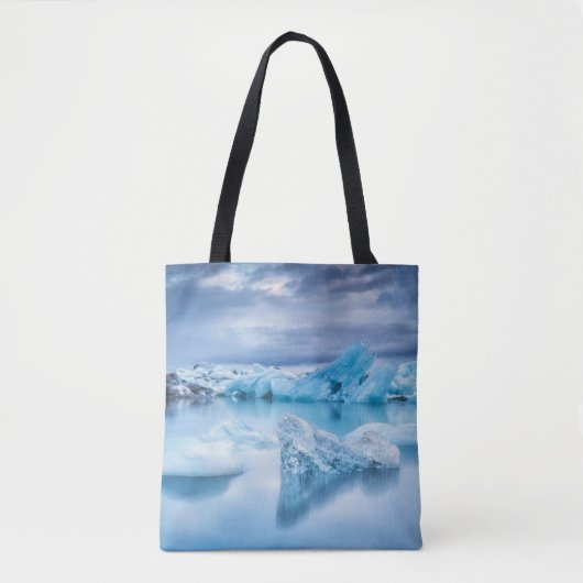 Eis und Schnee | Jokulsarlon Lagoon, Island Tasche (Vorderseite)