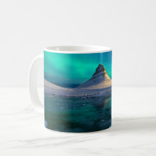Eis und Schnee   Kirkjufell Mountain, Island Kaffeetasse