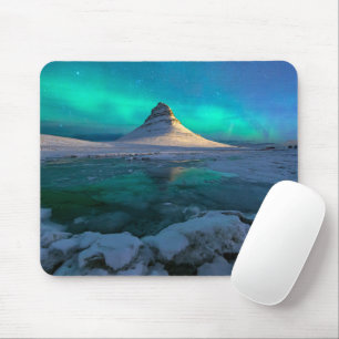 Eis und Schnee Kirkjufell Mountain, Island Mousepad