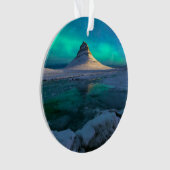 Eis und Schnee | Kirkjufell Mountain, Island Ornament (Vorderseite)