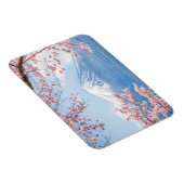 Eis und Schnee | Kirschblüten Berg Fuji Japan Magnet (Rechte Seite)