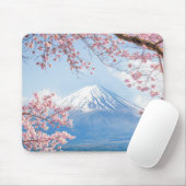 Eis und Schnee | Kirschblüten Berg Fuji Japan Mousepad (Mit Mouse)