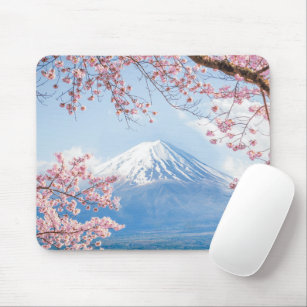 Eis und Schnee   Kirschblüten Berg Fuji Japan Mousepad