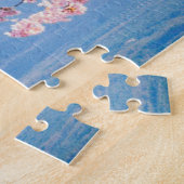 Eis und Schnee | Kirschblüten Berg Fuji Japan Puzzle (Seite)