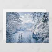 Eis und Schnee | Königssee, Deutschland Dankeskarte (Vorne/Hinten)