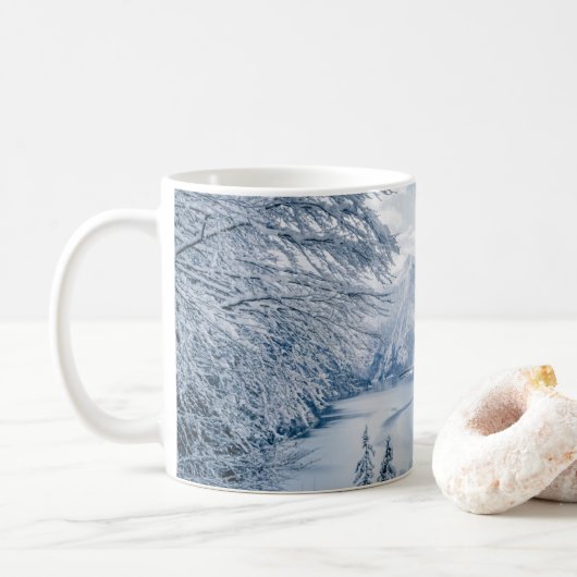 Eis und Schnee | Königssee, Deutschland Kaffeetasse (Mit Donut)
