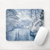 Eis und Schnee | Königssee, Deutschland Mousepad (Mit Mouse)