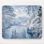 Eis und Schnee | Königssee, Deutschland Mousepad (Vorne)