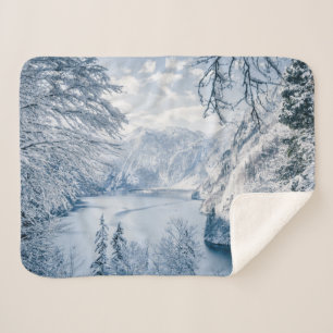 Eis und Schnee Königssee, Deutschland Sherpadecke