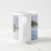 Eis und Schnee | Kratersee Oregon Jumbo-Tasse (Rückseite)