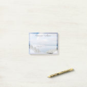 Eis und Schnee | Kratersee Oregon Post-it Klebezettel (Auf Schreibtisch)