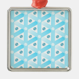 Eis und Schnee Kristalle Ornament Aus Metall