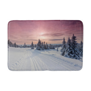 Eis und Schnee   Lillehammer, Norwegen Badematte
