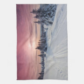 Eis und Schnee | Lillehammer, Norwegen Geschirrtuch (Vertikal)
