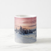 Eis und Schnee | Lillehammer, Norwegen Kaffeetasse (Mittel)