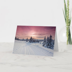 Eis und Schnee   Lillehammer, Norwegen Karte