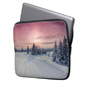 Eis und Schnee | Lillehammer, Norwegen Laptopschutzhülle (Vorderseite Links)