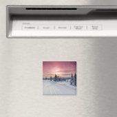 Eis und Schnee | Lillehammer, Norwegen Magnet (In Situ (Geschirrspüler))