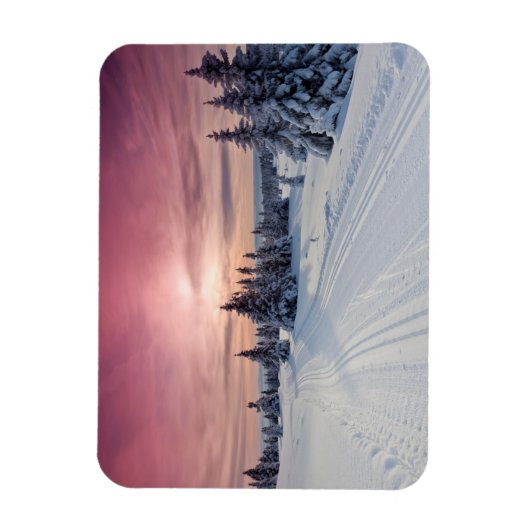 Eis und Schnee | Lillehammer, Norwegen Magnet (Vertikal)