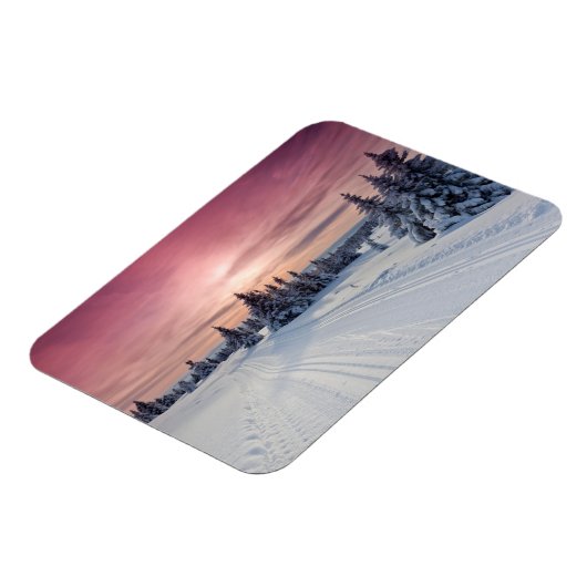 Eis und Schnee | Lillehammer, Norwegen Magnet (Linke Seite)