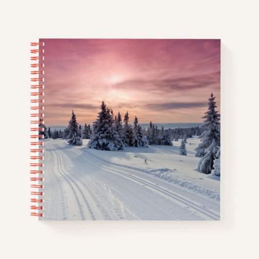 Eis und Schnee | Lillehammer, Norwegen Notizblock (Vorderseite)