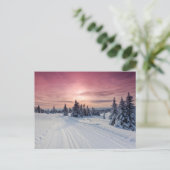 Eis und Schnee | Lillehammer, Norwegen Postkarte (Stehend Vorderseite)