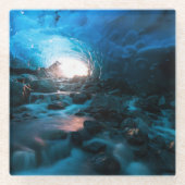 Eis und Schnee | Mendenhall Glacier, Juneau, Alask Glasuntersetzer (Vorderseite)