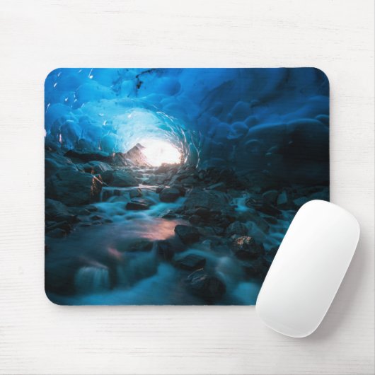Eis und Schnee | Mendenhall Glacier, Juneau, Alask Mousepad (Mit Mouse)