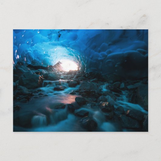Eis und Schnee | Mendenhall Glacier, Juneau, Alask Postkarte (Vorderseite)