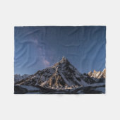 Eis und Schnee | Milky Way Baltoro Glacier, Pakist Fleecedecke (Vorderseite (Horizontal))