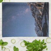 Eis und Schnee | Milky Way Baltoro Glacier, Pakist Geschirrtuch (Gefaltet)