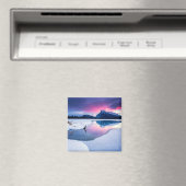 Eis und Schnee | Mt. Rundle, Kanada Magnet (In Situ (Geschirrspüler))