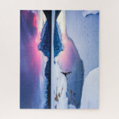 Eis und Schnee | Mt. Rundle, Kanada Puzzle (Vertikal)