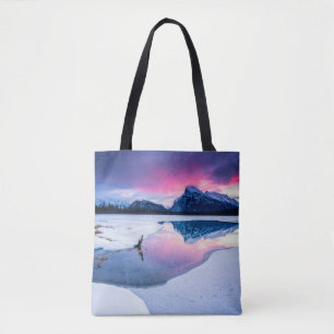 Eis und Schnee Mt. Rundle, Kanada Tasche