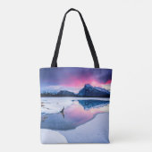 Eis und Schnee | Mt. Rundle, Kanada Tasche (Rückseite)