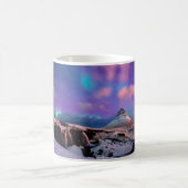 Eis und Schnee | Nordlichter, Kirkjufell Kaffeetasse (Mittel)
