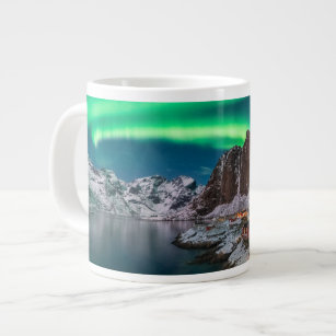 Eis und Schnee   Nordlichter, Norwegen Jumbo-Tasse