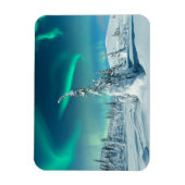 Eis und Schnee | Northern Lights, Lappland, Finnla Magnet (Vertikal)